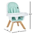 thumbnail image 7 of Evolur Multifunctional Zoodle High Chair, Choose Color, 7 of 13