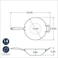 thumbnail image 9 of Nordic Ware 14" Ceramic Nonstick Spun Wok, 9 of 9