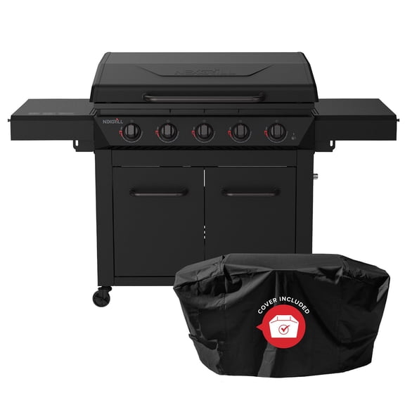 Nexgrill Daytona Pro 5-Burner NitroGuard Propane Gas Griddle w/ Cover