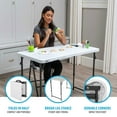 thumbnail image 3 of Lifetime 4' Commercial Grade Adjustable Fold-in-Half Table, 3 of 12