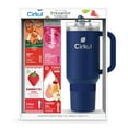thumbnail image 1 of Cirkul 40oz Raindrop Tumbler Starter Kit + 4 Flavor Cartridges, 1 of 3