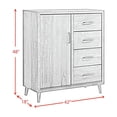 thumbnail image 2 of Zuma 4-Drawer or 5-Drawer Chest in Walnut, 2 of 11