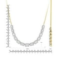 thumbnail image 4 of 1.10 CT. T.W. Baguette & Round Diamond Necklace in 14K Gold, 4 of 6