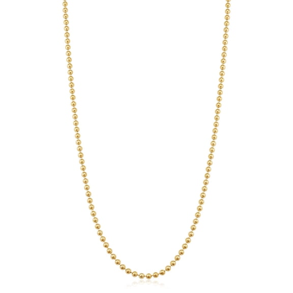 Ball Chain Necklace in 14K Gold