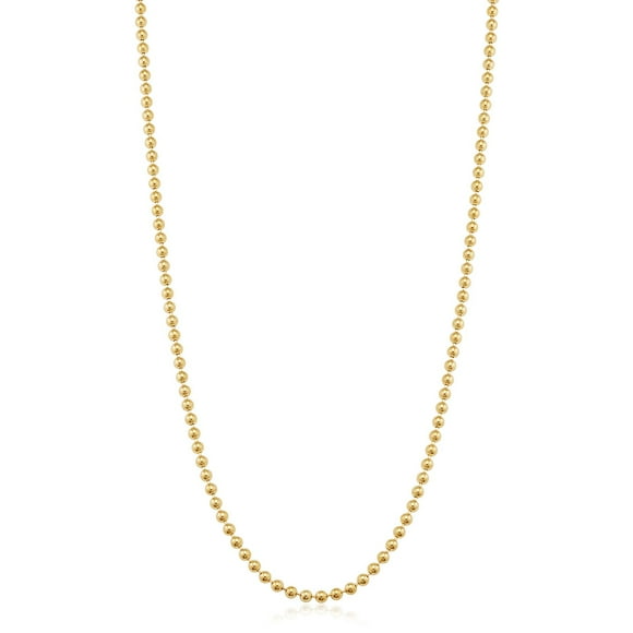Ball Chain Necklace in 14K Gold