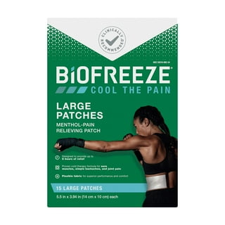 Biofreeze Large Menthol Pain Patch, 15 ct.