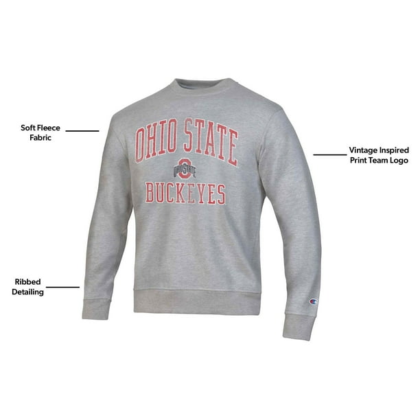 Champion Ohio State Buckeyes Adult Crewneck Sweatshirt - Samsclub.com