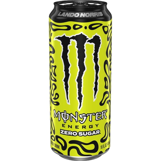 Monster Energy Zero Sugar, Lando Norris, Sugar Free Energy Drink