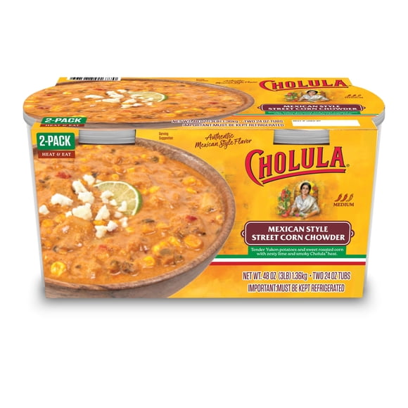 Cholula Mexican Style Street Corn Chowder, 24  oz. each, 2 ct.
