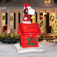 thumbnail image 1 of Peanuts 8' Pre-Lit Inflatable Snoopy On Doghouse, 1 of 5