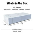 thumbnail image 14 of Handy Home Products Barn 8' x 12' Outdoor Wooden Shed, Choose Installation, 14 of 15