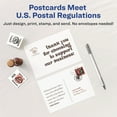 thumbnail image 5 of Avery Postcards for Laser Printers, 4 x 6, Uncoated White, 2/Sheet, 100/Box, 5 of 9