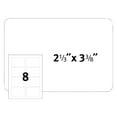 thumbnail image 4 of Avery Flexible Adhesive Name Badge Labels, 3.38 x 2.33, White, 160/Pack, 4 of 6