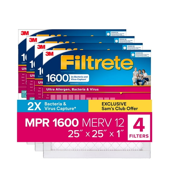 Filtrete Allergen Bacteria and Virus (4 pack)