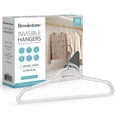 thumbnail image 1 of Brookstone Ultra Slim Invisible Closet Hangers- 30Pack, 1 of 7