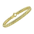 thumbnail image 2 of Textured Weaved Bangle in 14K Yellow Gold, 2 of 6