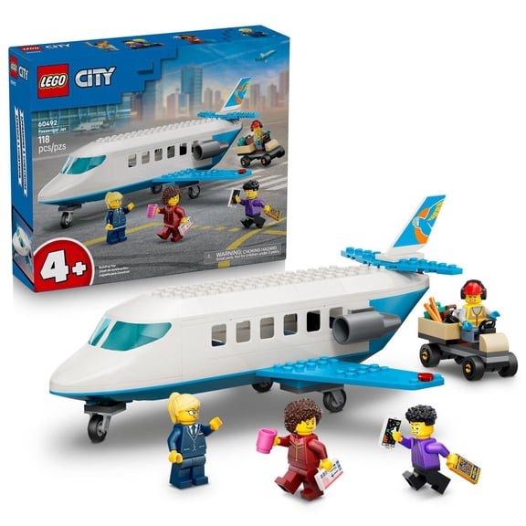 LEGO City Passenger Jet Building Set, 118 pc.