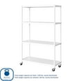 thumbnail image 7 of Member’s Mark Home 4-Tier Steel Shelving with Shelf Liners, 36" W x 14" D x 56.5" H, 7 of 14
