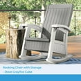 thumbnail image 3 of Suncast Rocking Chair with Under-Seat Storage, 3 of 10