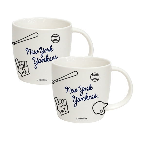 Logo Brands New York Yankees 18oz Playmaker Mug Bundle