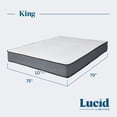 thumbnail image 4 of Lucid Limited 10” Firm Hybrid Mattress, 4 of 10