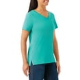 thumbnail image 4 of Member's Mark Women's Short Sleeve V-Neck Tee, 4 of 5