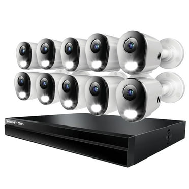 Night Owl 4K PoE Cameras with 4TB NVR Security System, 10pk.