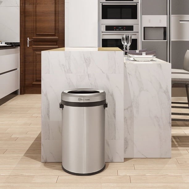 Simpli-Magic 80 Liter/21 Gallon Open Top Trash Can, Commercial