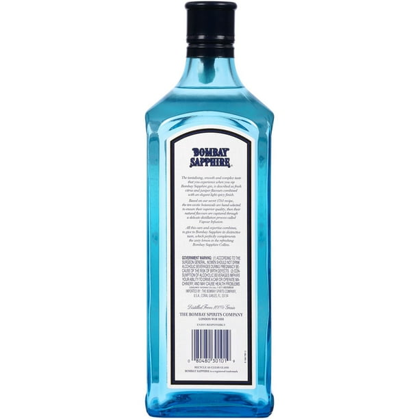 Bombay Sapphire Dry Gin (1 L) - Samsclub.com