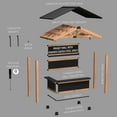 thumbnail image 12 of Backyard Discovery Palisades Outdoor Cedar Bar with PowerPort, 12 of 12