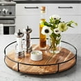 thumbnail image 1 of Member's Mark Acacia Wood Modern Farmhouse Lazy Susan, 1 of 4