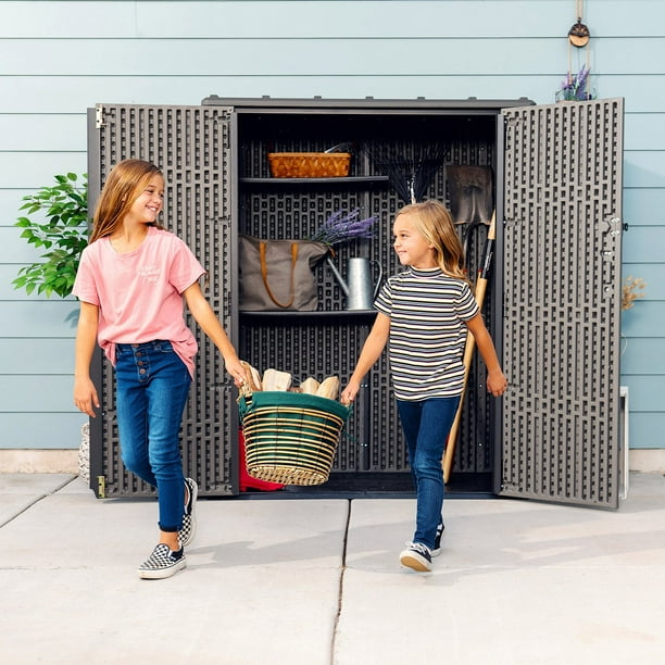 Lifetime 53 Cubic Feet Vertical Storage Shed - Samsclub.com