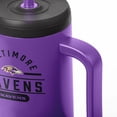 thumbnail image 5 of Logo Brands Baltimore Ravens Stainless Steel Leakproof Tumbler, 5 of 6
