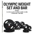thumbnail image 2 of Inspire Fitness 225 lb. Weight Plate Set with 7’ Bar, 2 of 5