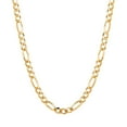 thumbnail image 1 of Solid Figaro Chain Necklace in 14K Gold, 1 of 5