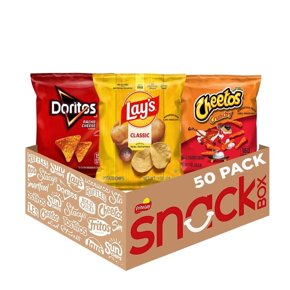 Frito-Lay Favorites Mix Chips & Snacks, Variety Pack, 50 pk.