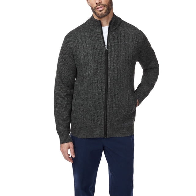 Dockers Men's Full Zip Sweater
