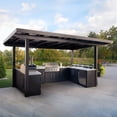 thumbnail image 1 of Range Covered U-Shape Outdoor Kitchen w/ Bar, Grill & Pizza Oven, 1 of 24