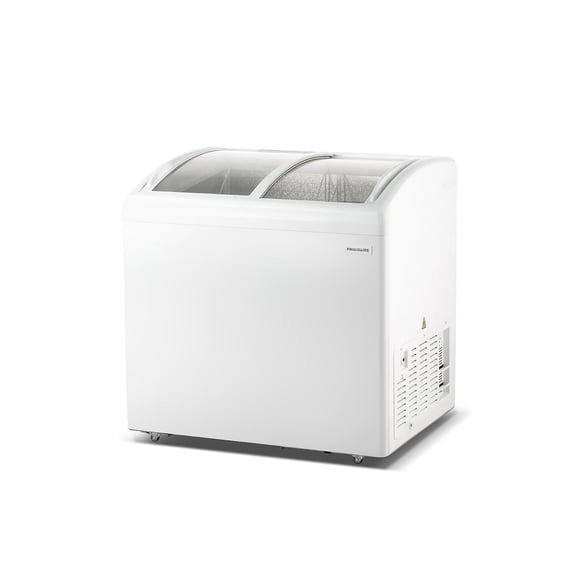 Frigidaire 6.7 cu. ft. Curved Glass Top 2-Door Display Freezer