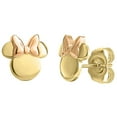 thumbnail image 2 of Disney Mickey or Minnie Mouse Earring in 14K Gold, 2 of 6
