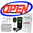 thumbnail image 1 of Green Light Innovations Color Customizable Bluetooth Controlled Typhoon OPEN Sign, 1 of 7