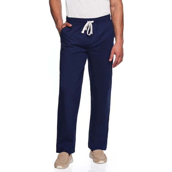 Lands’ End Men's Cotton Linen Pull-On Pant