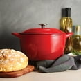 thumbnail image 5 of Tramontina Enameled Cast Iron 7-Quart Covered Round Dutch Oven, 5 of 9