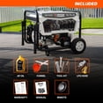 thumbnail image 5 of 13,000 / 9,500 Watt Armor Power Tri-Fuel Portable Generator With ArmorShield CO Shutoff Remote Start With Mobility Kit, 5 of 9