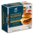 thumbnail image 1 of Member's Mark Cheeseburger Sliders, Frozen, 2.3 oz., 16 ct., 1 of 6