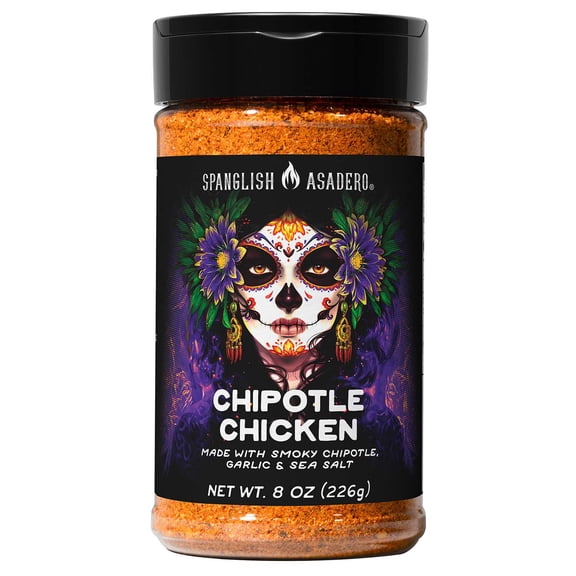Spanglish Asadero Chipotle Chicken Seasoning, 8 oz.
