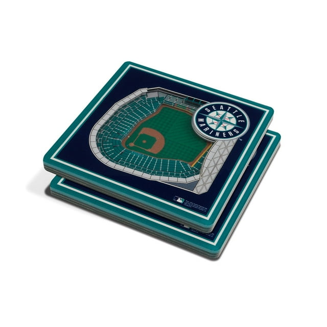 YouTheFan MLB 3D Stadium View Coasters, Assorted Teams