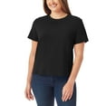 thumbnail image 1 of Member’s Mark Ladies Essential Short Sleeve Boyfriend Tee, 1 of 4