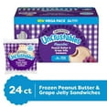 thumbnail image 4 of Smucker's Uncrustables Peanut Butter and Grape Jelly Sandwiches, Frozen, 2.4 oz., 24 ct., 4 of 7