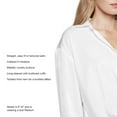 thumbnail image 4 of Express Women's Satin V-Neck Shirt, 4 of 6